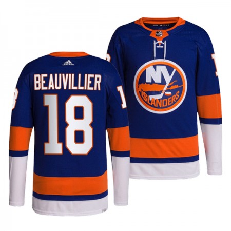 Mænd NHL New York Islanders Trøje Anthony Beauvillier 18 Adidas Royal Authentic